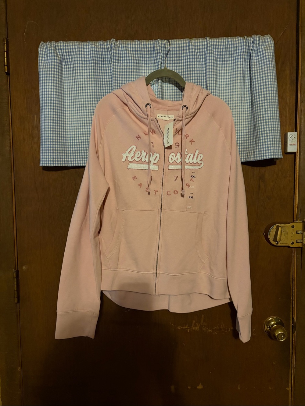 Aeropostale Light Pink Zip Front Hoodie Jacket